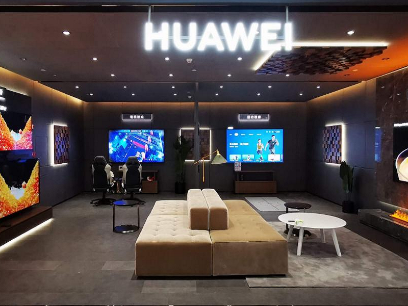 Présentoir personnalisé pour Huawei